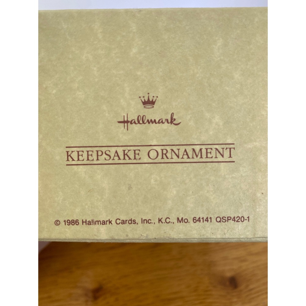 Hallmark Keepsake Ornament 1986 On the Right Track Santa Christmas P Dutkin - Picture 7 of 7